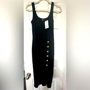 Billabong Nissi Midi Dress, Black, Size L - New with Tags